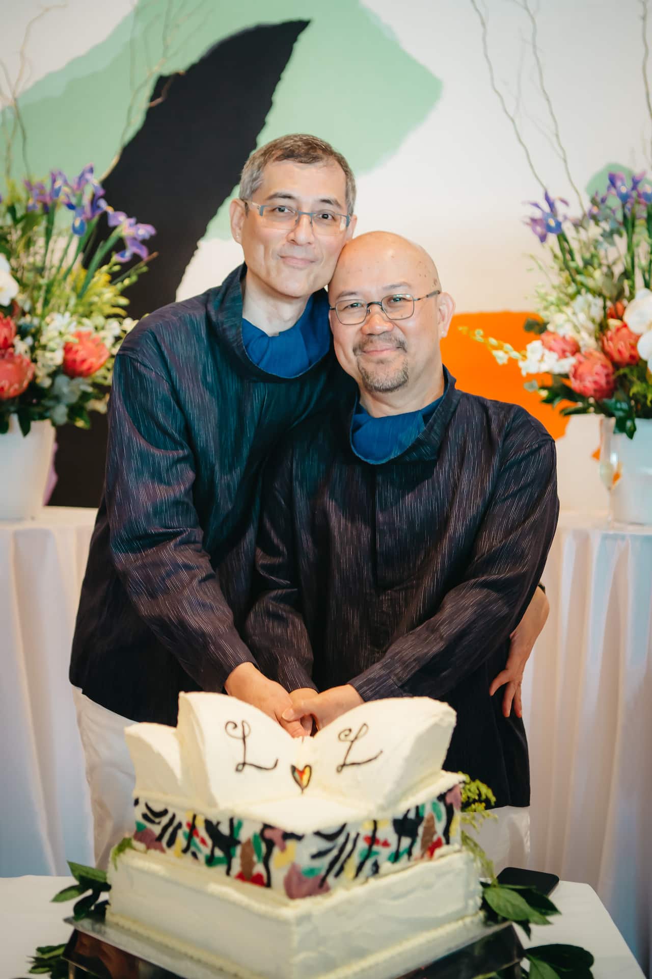 Selwyn and Ban Foo got married at the Sydney Opera House, 21 years after they first met. 