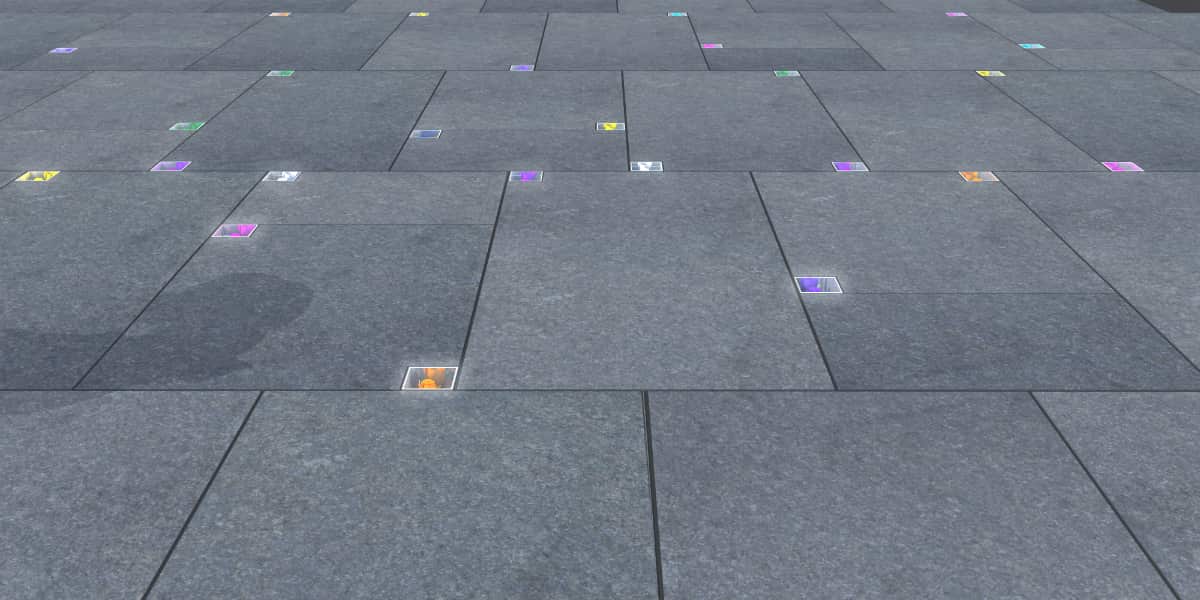 The design of the floral cubes that will be inlaid into the granite pavings at Martin Place