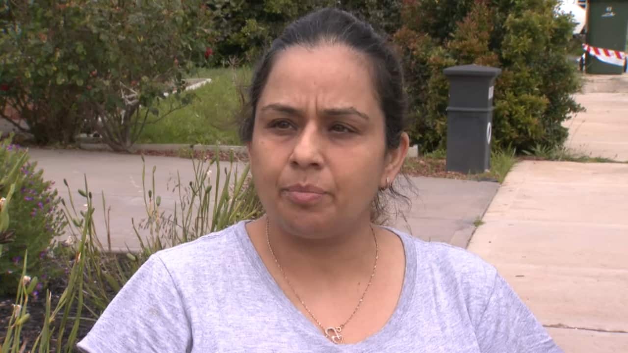 Nicki Deaghan's neighbours lost four children in a house fire in Werribee southwest of Melbourne.