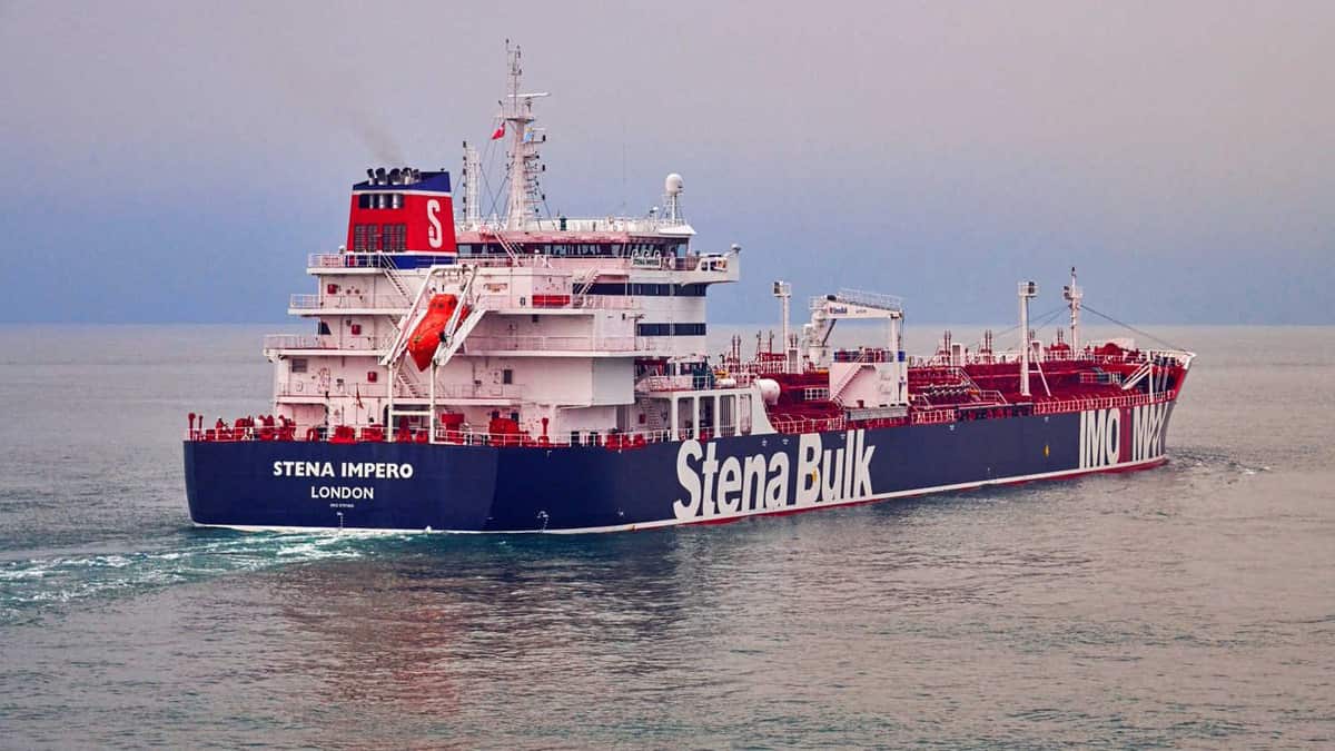 British oil tanker Stena Impero.