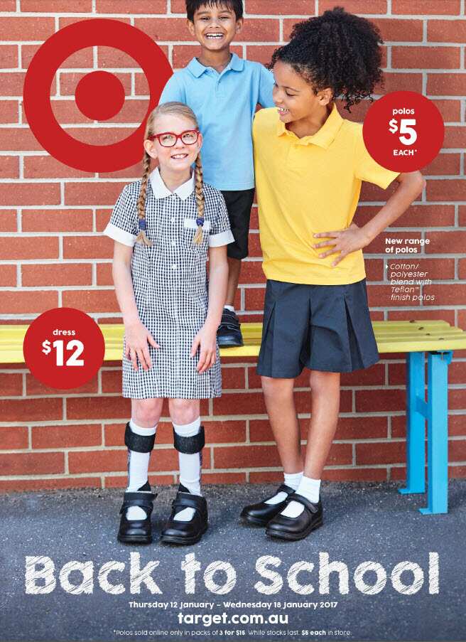 Target's Back to School catalogue featuring children with disabilities and cultural diversity.