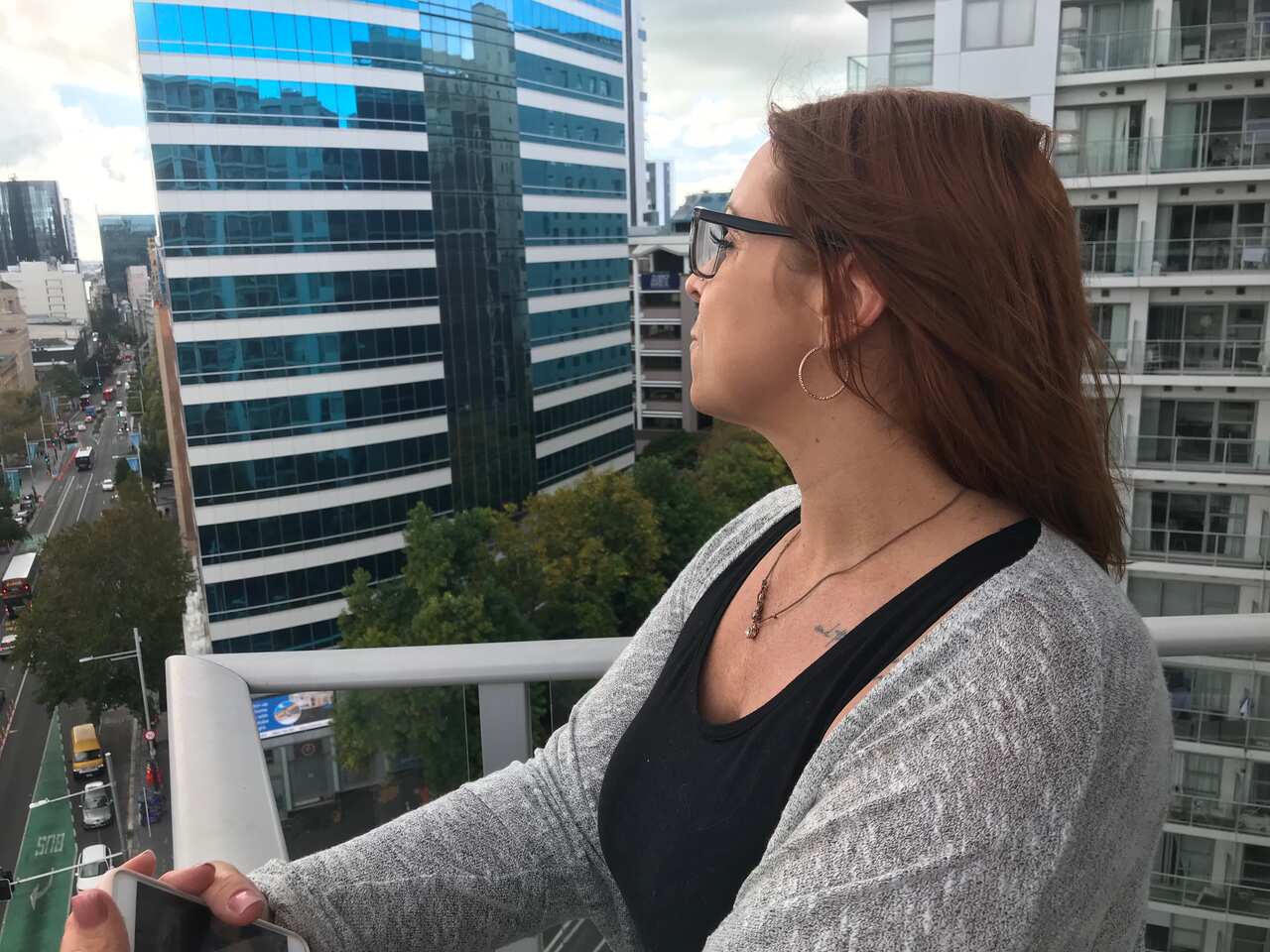 Taryn has had to leave her two school-aged children behind in North Queensland.