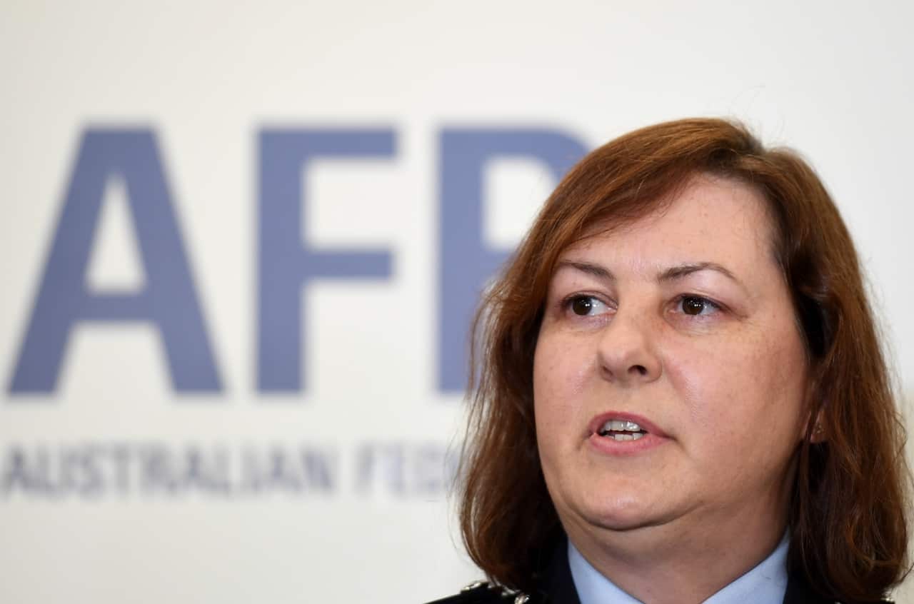 AFP Deputy Commissioner Leanne Close answers a question during a press conference in Sydney on Thursday, May 18, 2017. (AAP)