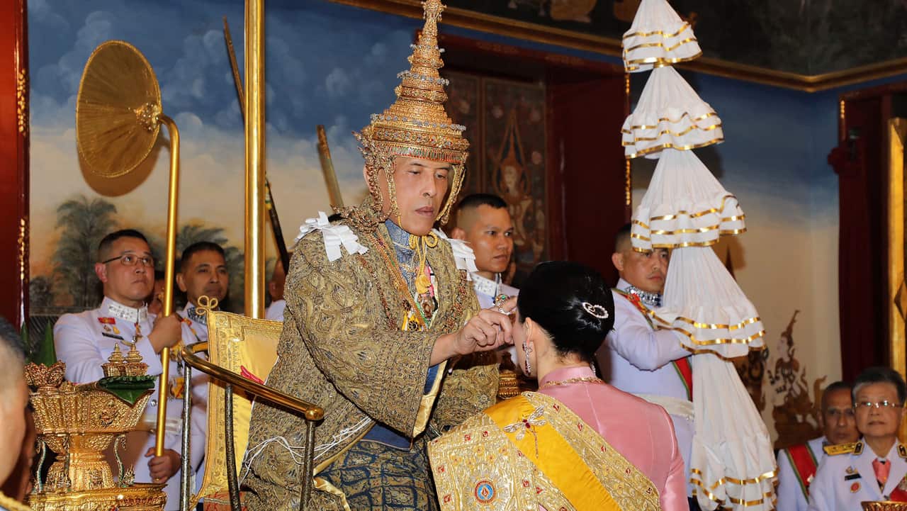 Thailand King Maha Vajiralongkorn Bodindradebayavarangkun (Rama X), with Queen Suthida.