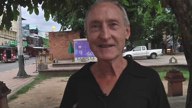 Godfree Roberts from Byron Bay says even a small pension provides a great lifestyle in Thailand.