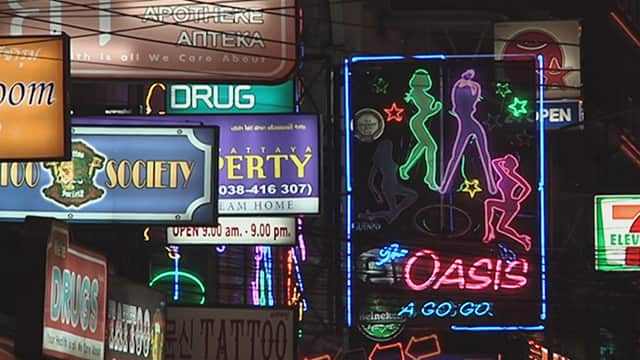 While some move to cheaper Thailand for the scenery and culture, others are attracted by red light districts like Pattaya.