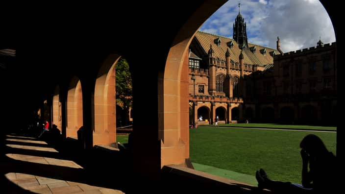 The Quadrangle at Sydney University.