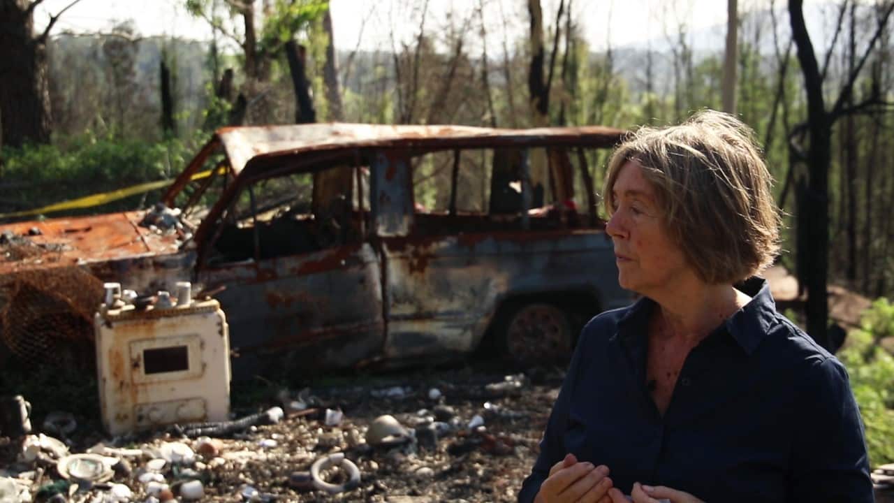 Janet Reynolds said she is worried what will happen if the government doesn't act on climate change. 