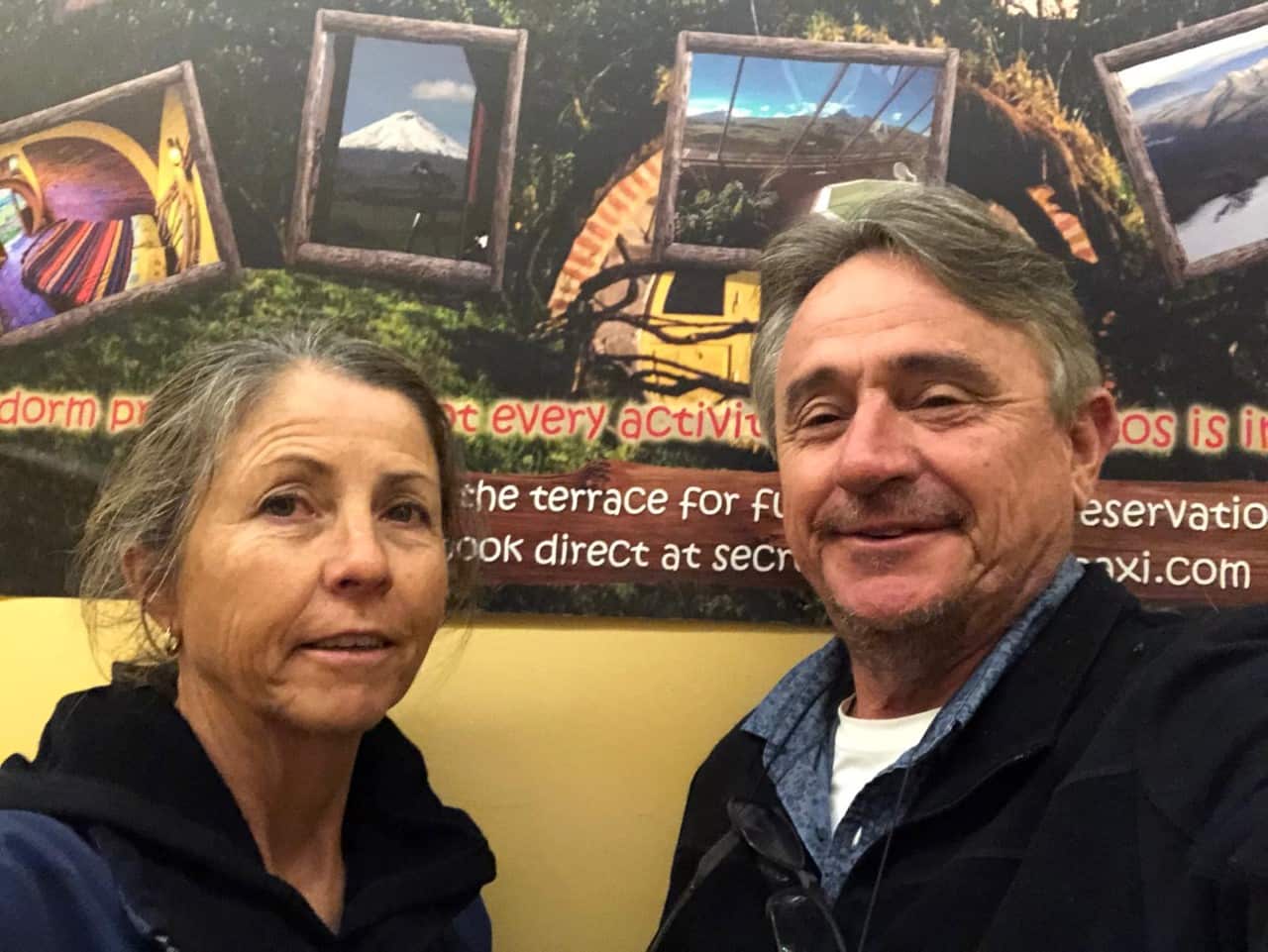 Anne, 60, and Craig Dorrington, 61, from Mona Vale in Sydney are among dozens of Australians trapped in Ecuador.