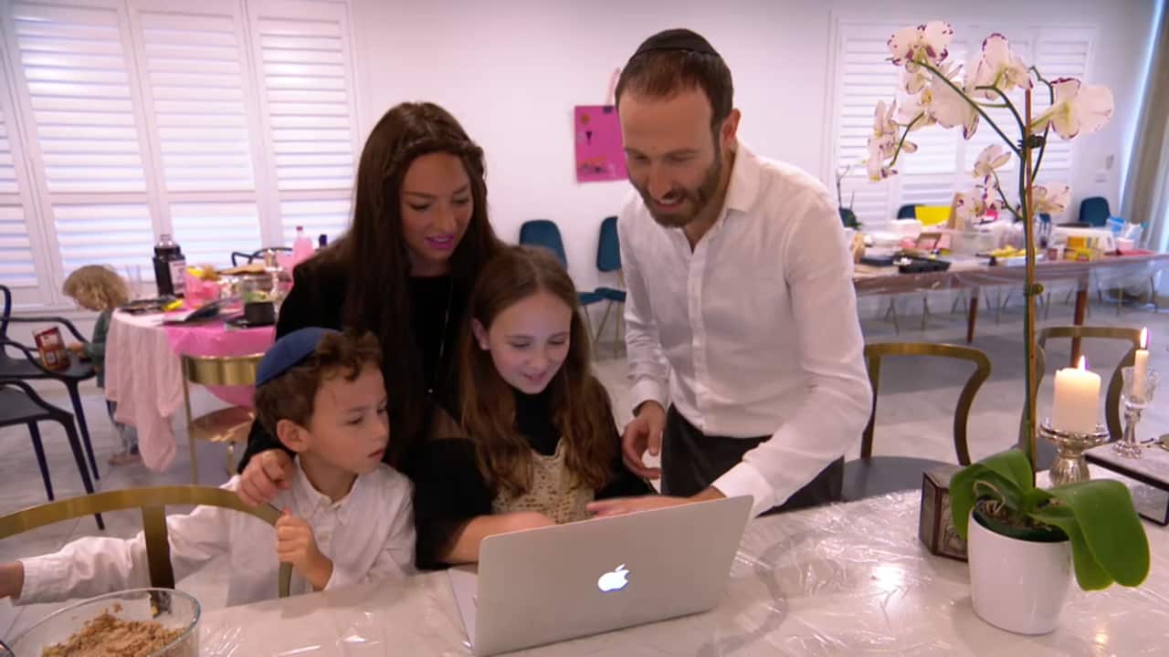 The Friedman family at home