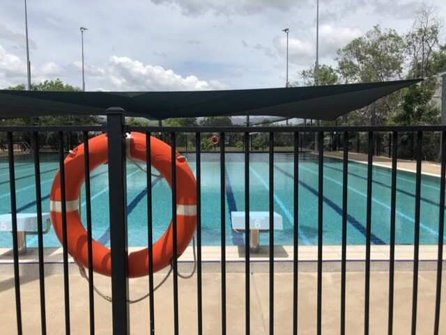 The pool at Howard Springs.