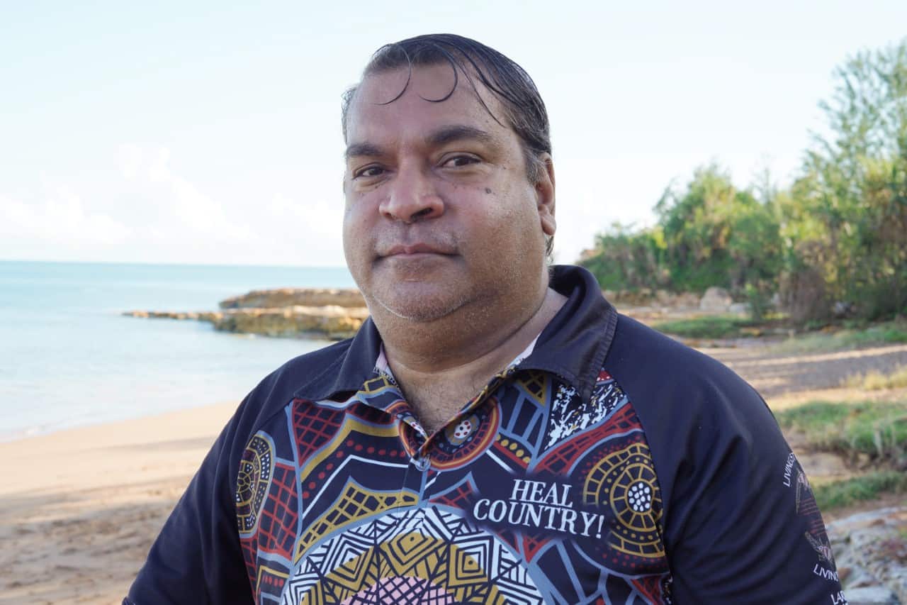 Larrakia man Richard Fejo