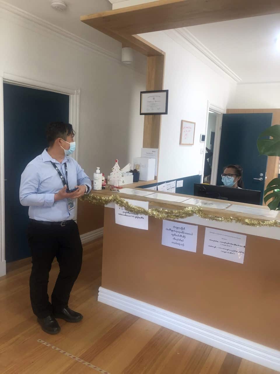 Health care workers at Utopia Refugee and Asylum Seeker Health.