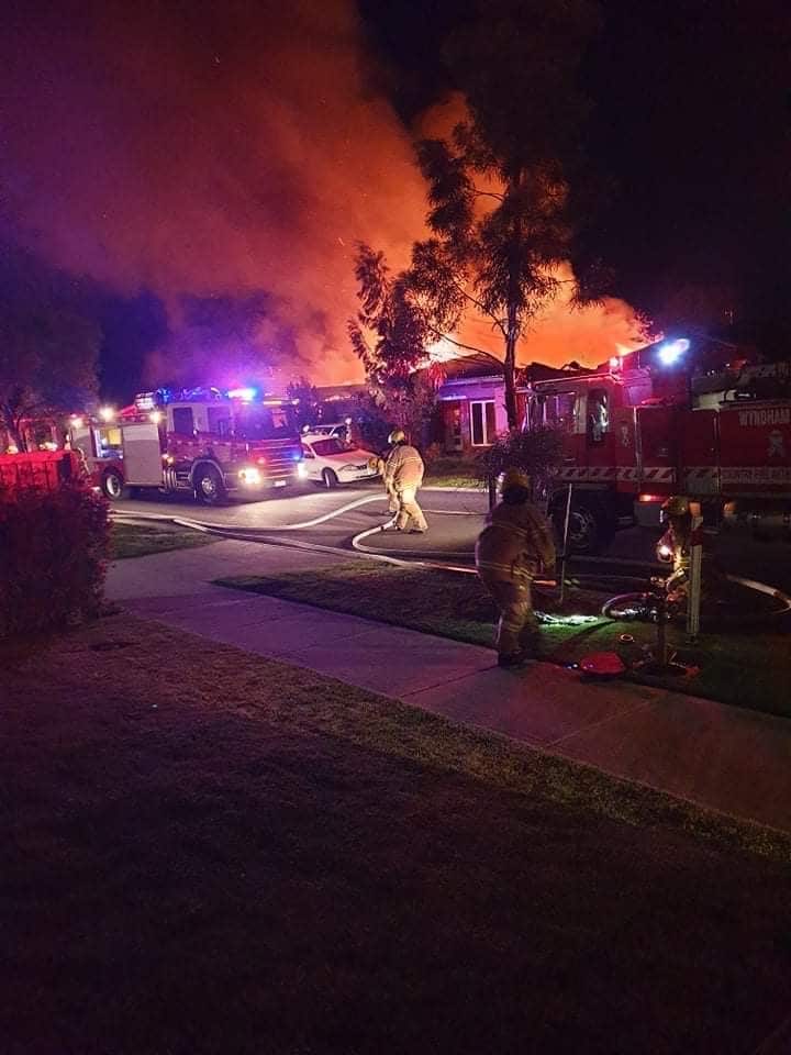 Police are unable to say whether the fire is suspicious or not.