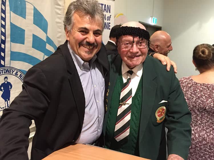 Veteran Alf Carpenter, right, fought in the Battle of Crete in 1941.