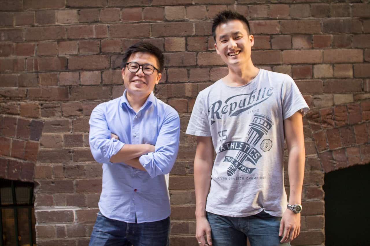 Tim Fung with co-founder Jonathan Lui