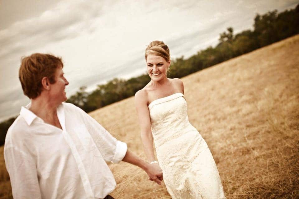 Shanna and Tim Whan on their wedding day