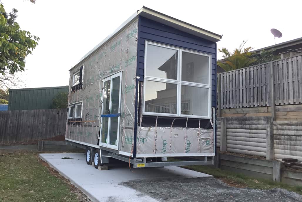 The funding boost will allow Sahara House to complete this tiny home. 