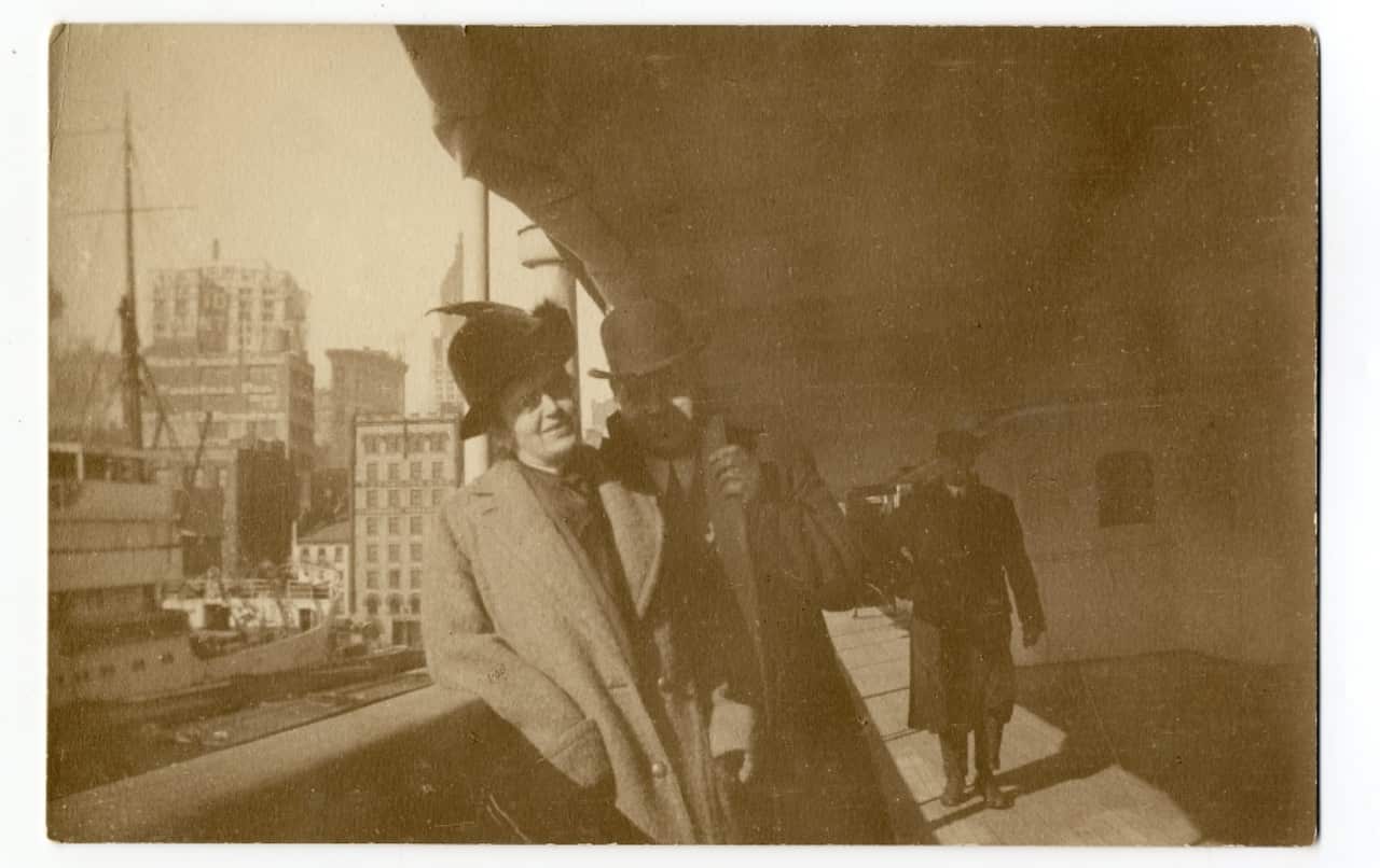 Photograph of Holverson and his wife, Mary Alice