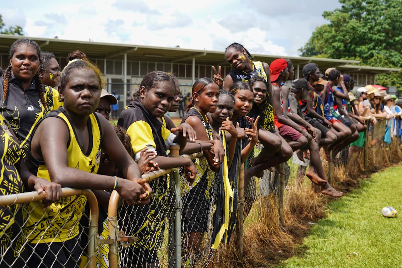 Supporters of the Imalu Tigers.
