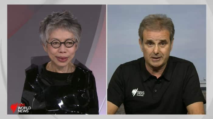 Lee Lin Chin and Michael Tomalaris.
