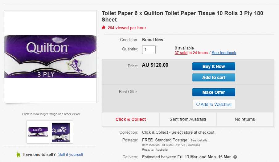 Toliet paper