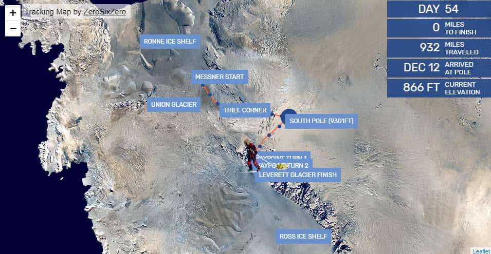 A map of the journey