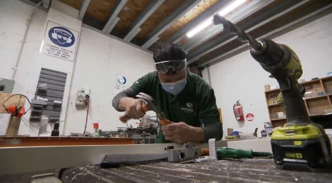 Tradespeople are allowed to continue working through the coronavirus restrictions in each Australian state.