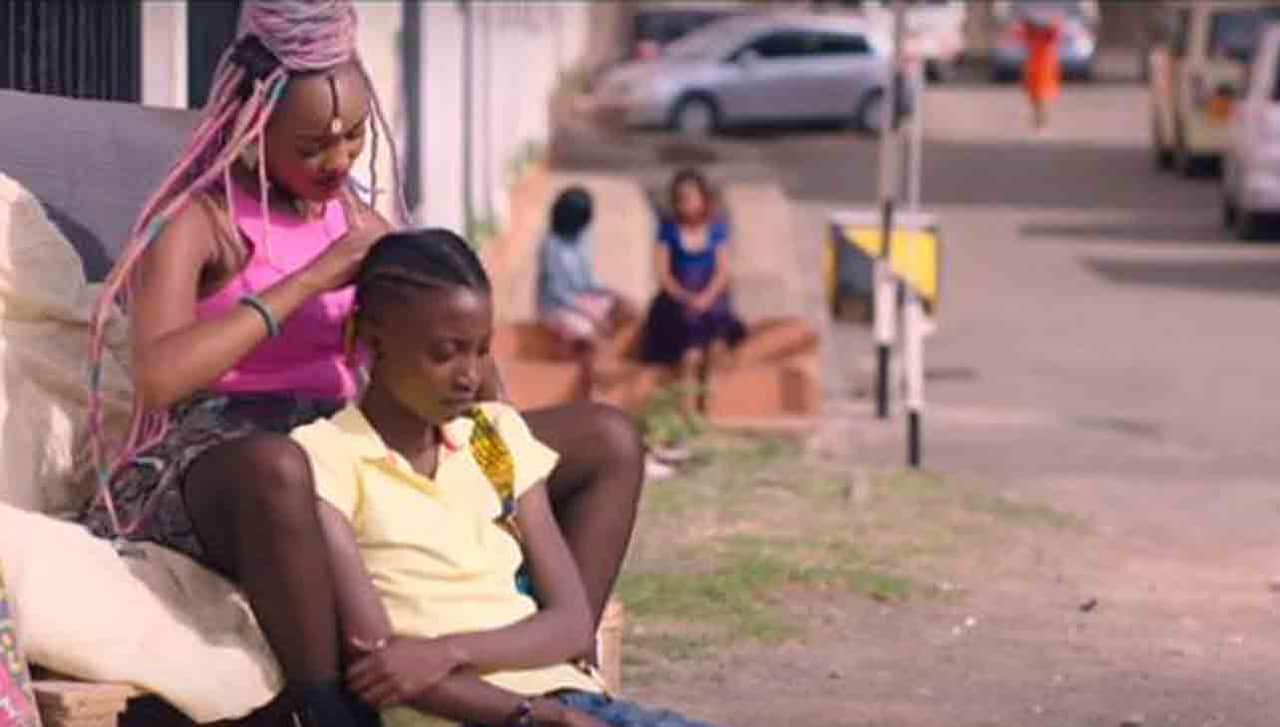 The film has been banned for its "homosexual theme". (Image from 'Rafiki' YouTube trailer)