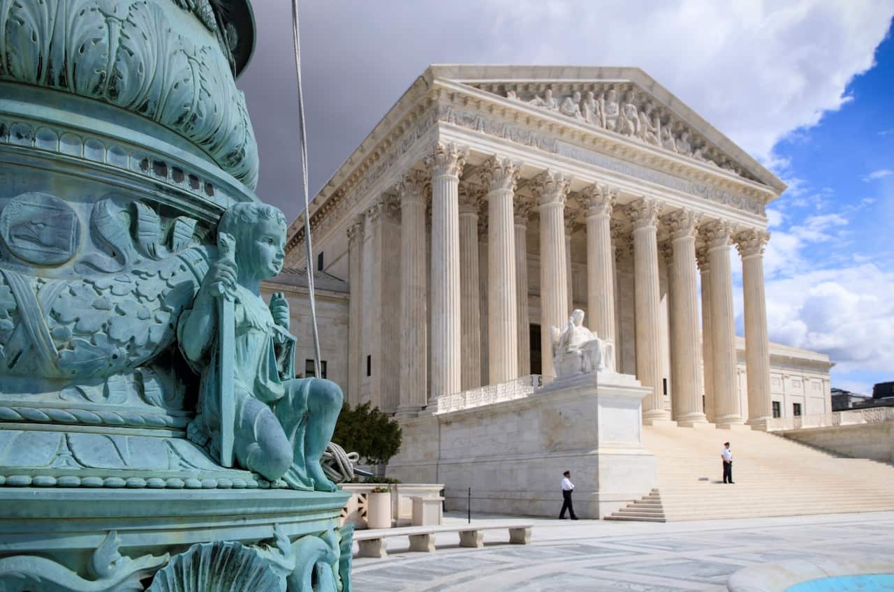 File image of the Supreme Court Building in Washington.