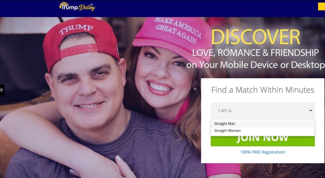 Barrett Riddleberger featured on Trump.Dating