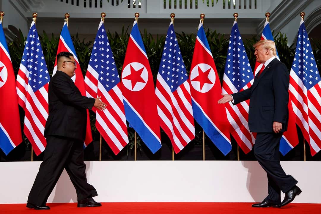 President Donald Trump meets with North Korean leader Kim Jong-un in June.