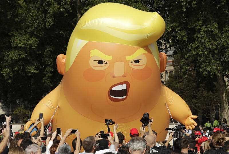 The Trump baby blimp