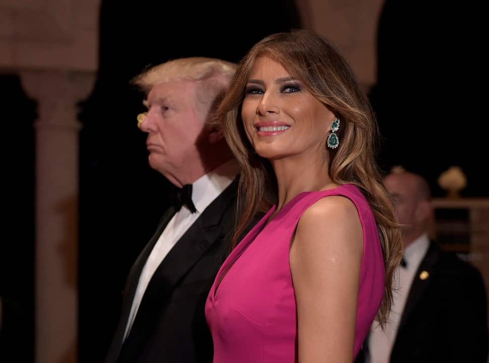President Donald Trump and first lady Melania Trump 