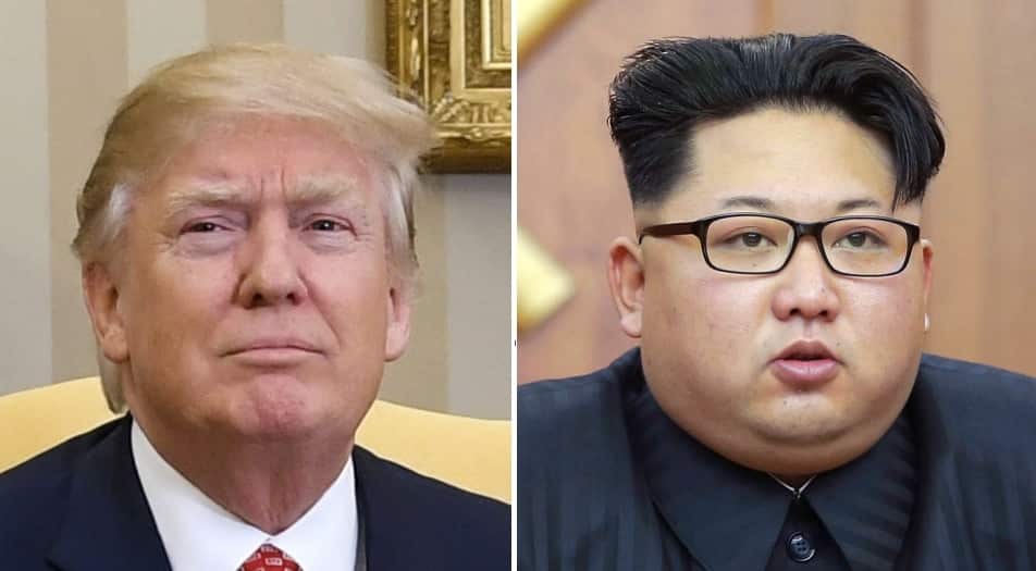 US President Donald Trump and North Korean leader Kim Jong Un.