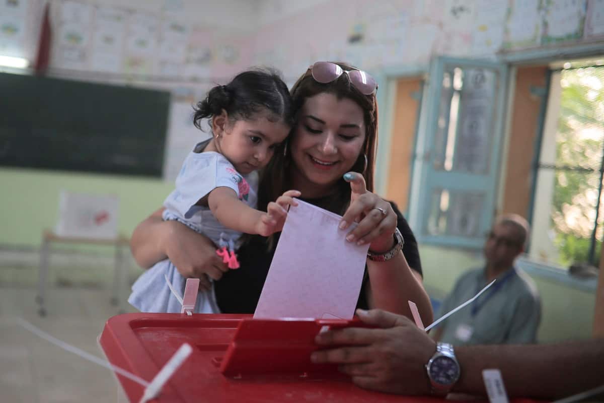 Tunisians are casting ballots in their North African country's second democratic presidential election, choosing among 26 candidates for a leader who can safeguard its young democracy and tackle its unemployment and corruption.