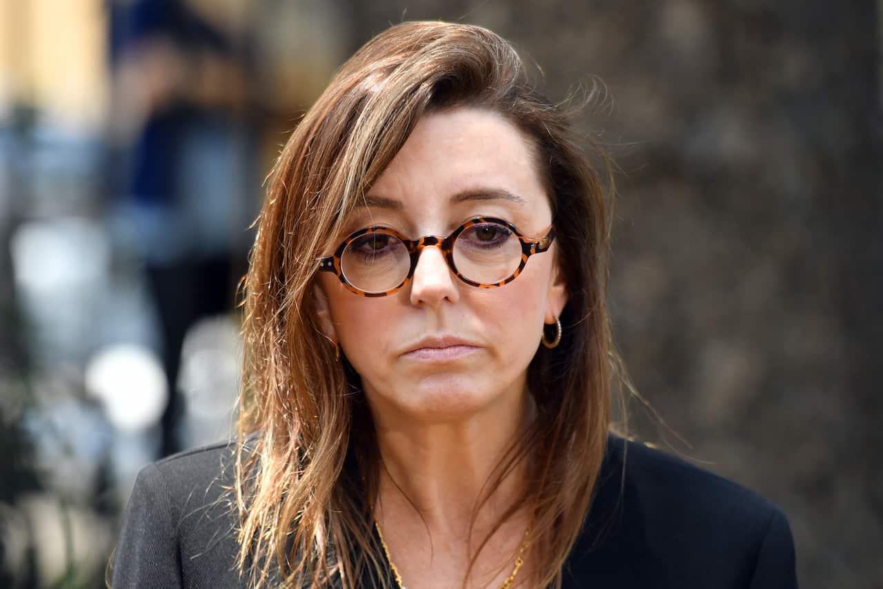 Cagla Aryak, the daughter of murdered Turkish Consulate General Sark Aryak, speaks to the media as police announce a $1 million reward.