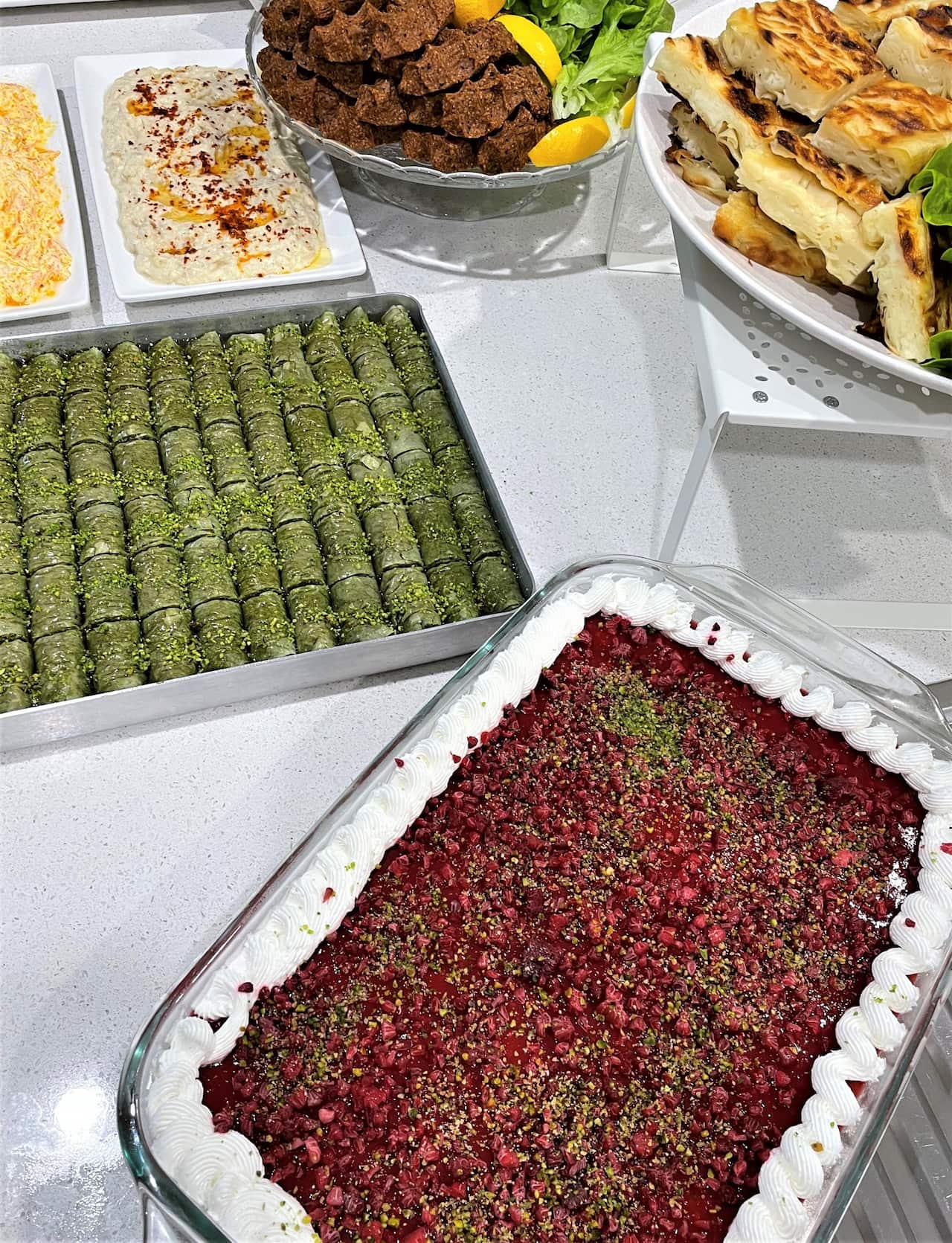 Some of the Eid dishes prepared by Sevde.