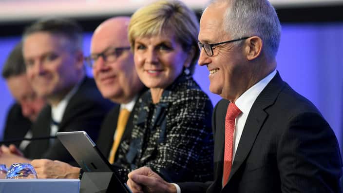 Foreign Minister Julie Bishop and Prime Minister Malcolm Turnbull