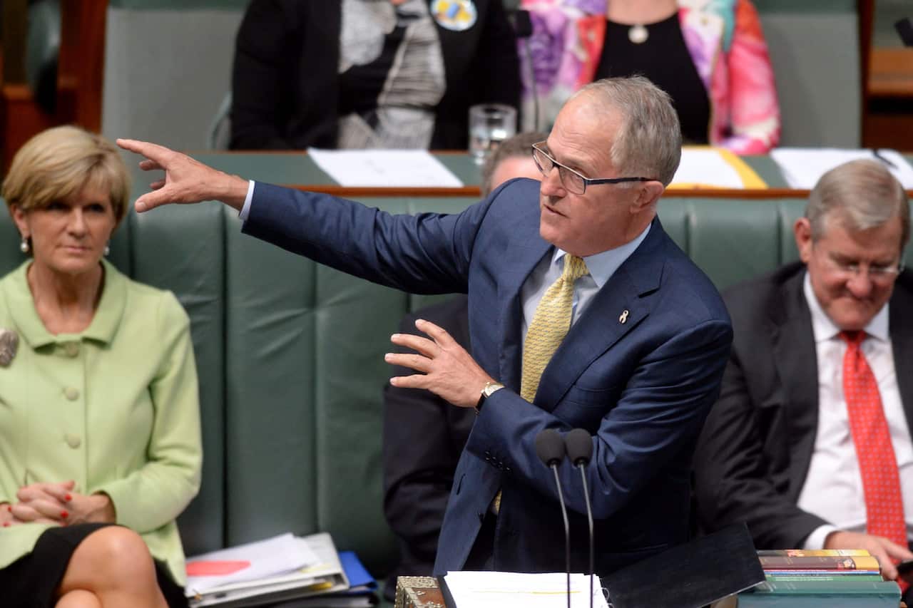 Malcolm "Thriller" Turnbull in action (AAP)