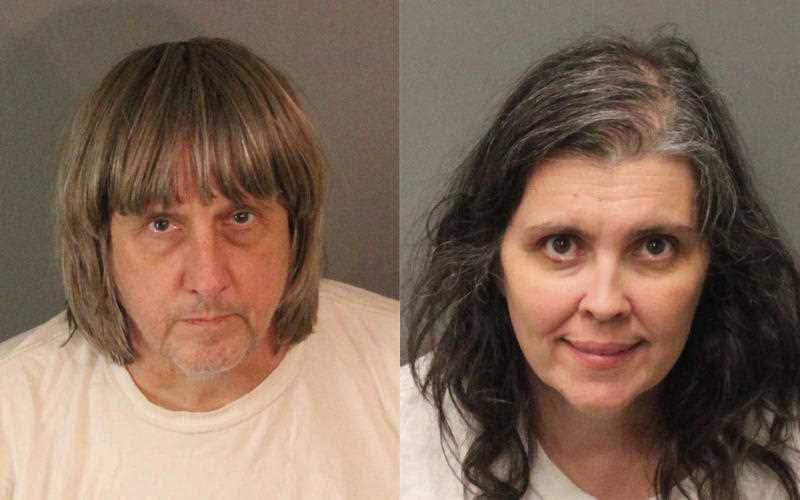 Photos provided by the Riverside County Sheriff's Department show David Allen Turpin, left, and Louise Anna Turpin.