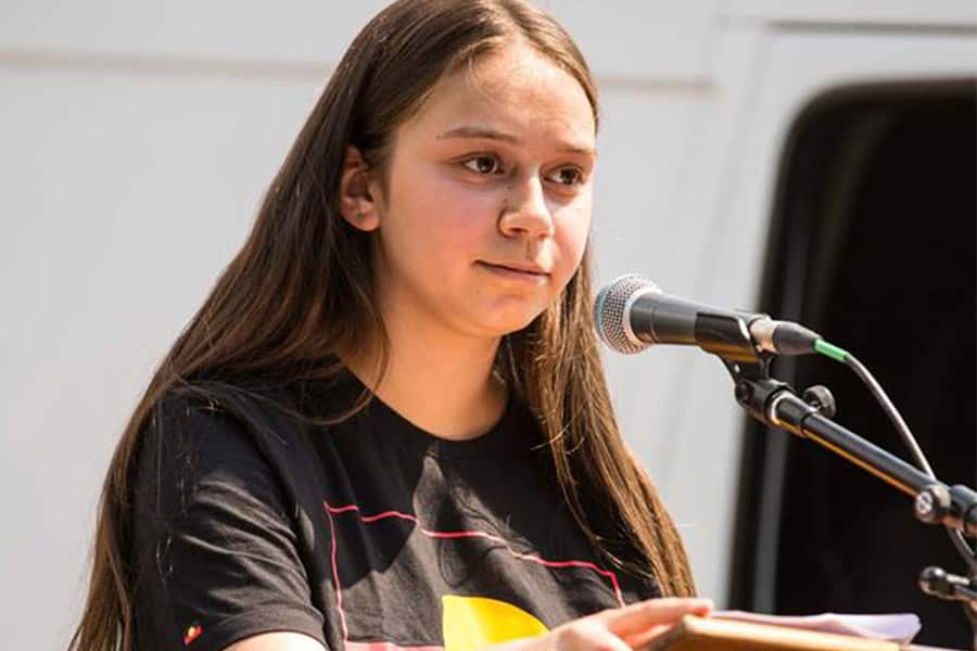 Tyenna Hogan, Climate Strike, SBS, the Feed