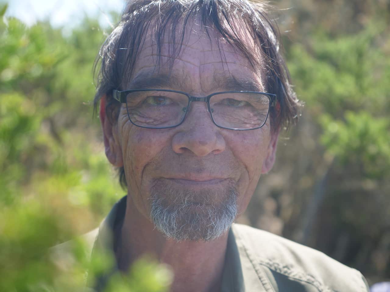 Hank Horton is the lead guide for the wukalina walk.