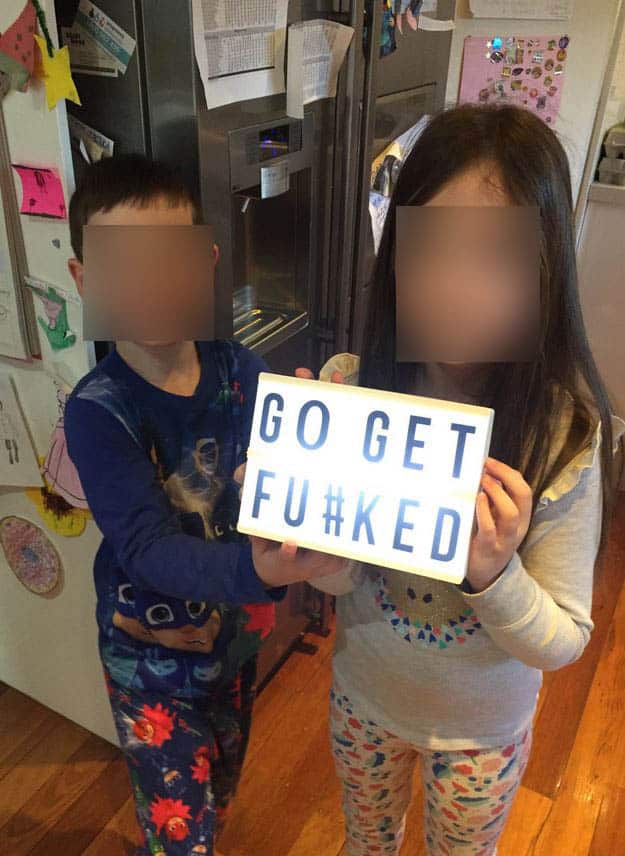 The tweet from CMFU Victorian secretary John Setka, captioned: "Message to McBurney & ABCC: “LEAVE OUR DADS ALONE AND GO CATCH REAL CRIMINALS YOU COWARDS!!”".