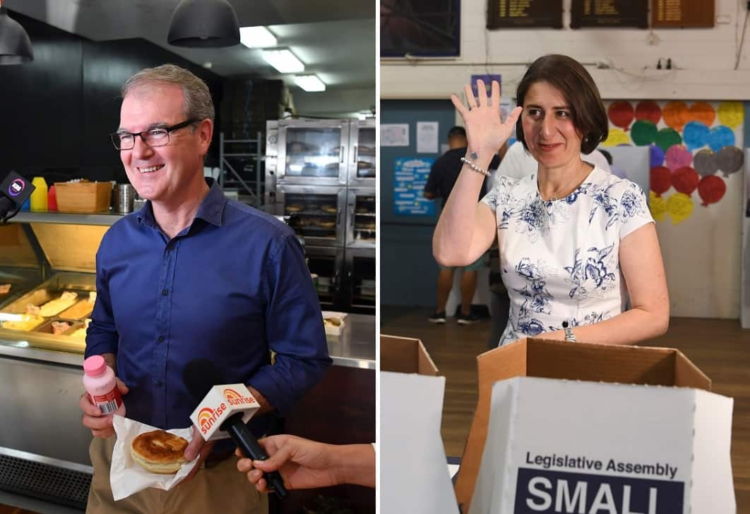 Michael Daley and Gladys Berejiklian.