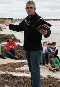 David Smith preaching at Port Lincoln 2011.