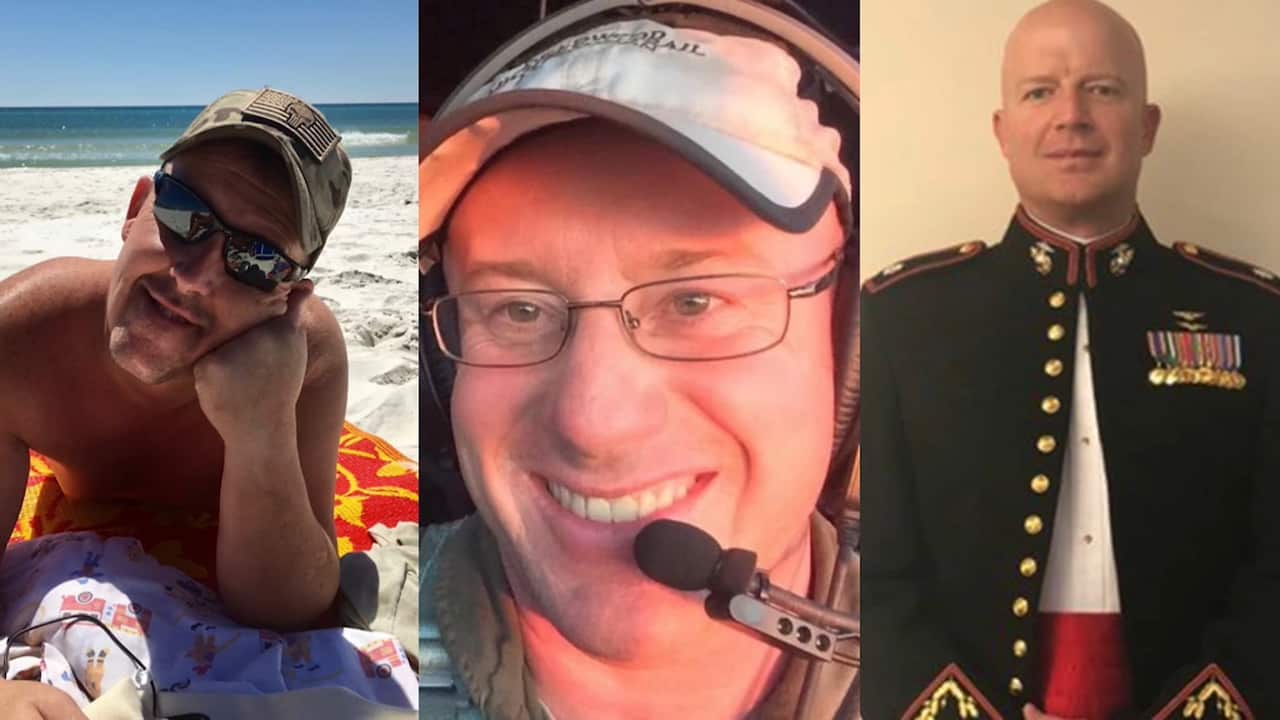 Flight engineer Rick DeMorgan Jr, US firefighters Captain Ian McBeth and first Officer Paul Hudson. All three died when their plane crashed in NSW.