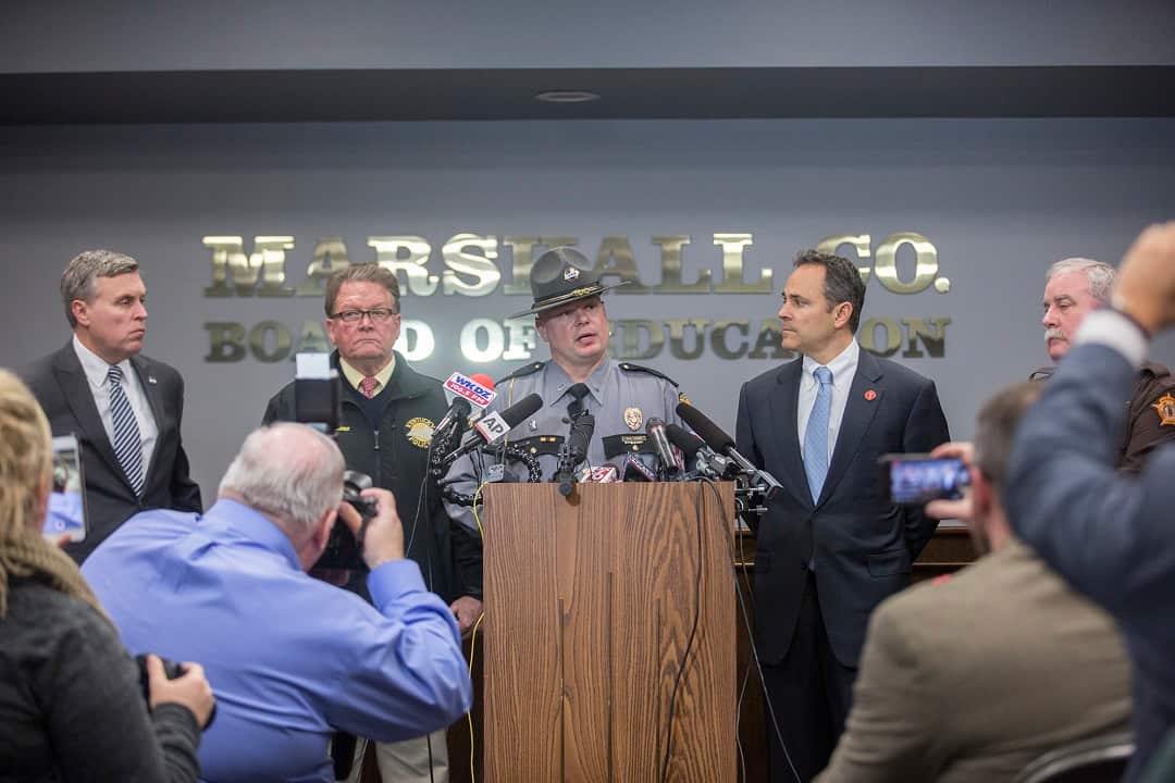 "The shooter was a student, a 15-year-old male,' Kentuckty State Police Lt. Michael Webb told a press briefing.