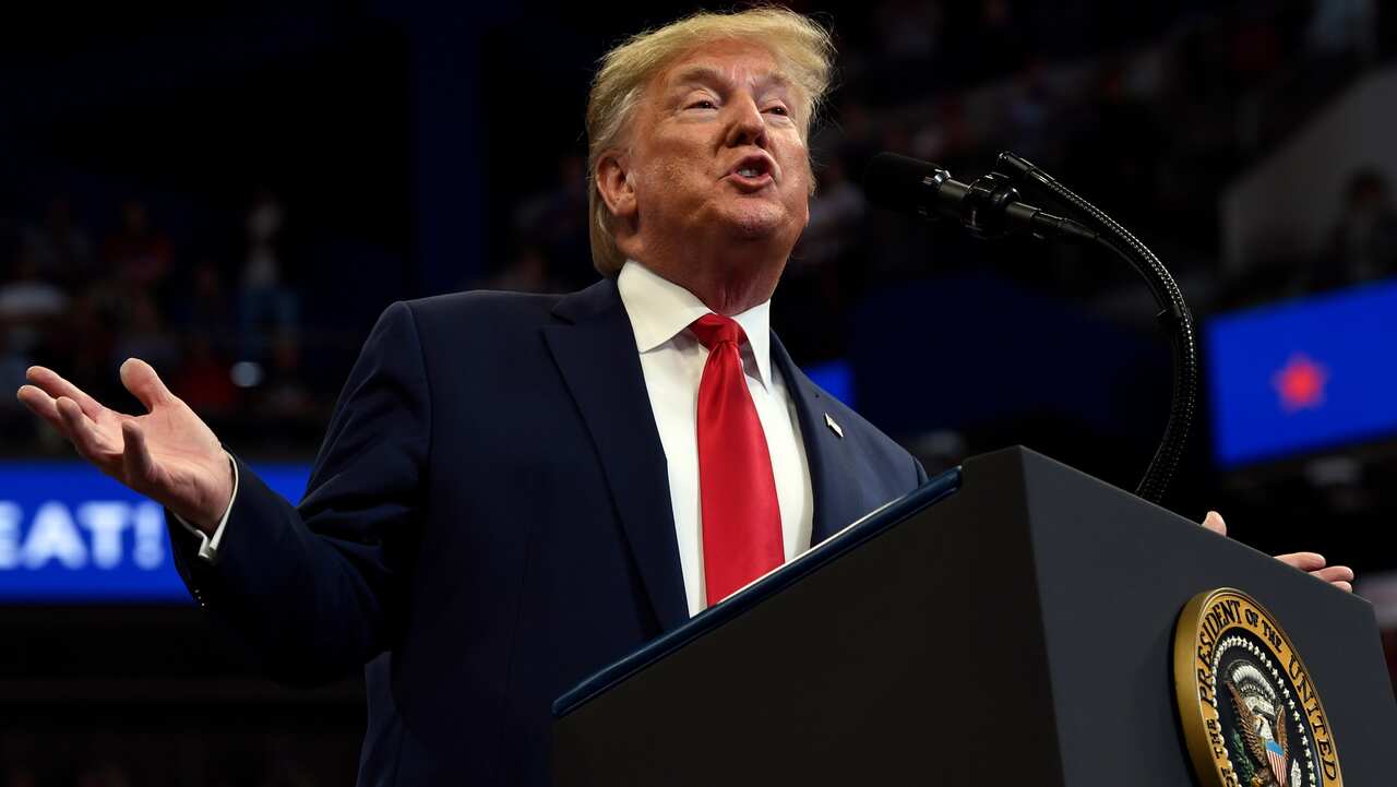 US President Donald Trump (AAP)