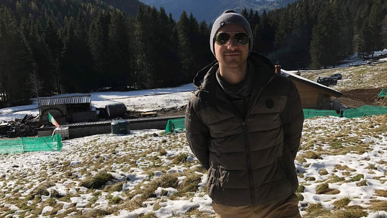 Mr Musto is awaiting news of when schools will reopen in northern Italy, so he can return to work.